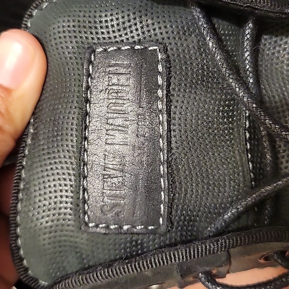 STEVE MADDEN Men's Oxfords. Style JASCO. Leather Upper. Size 10. Color Black. - Picture 13 of 13